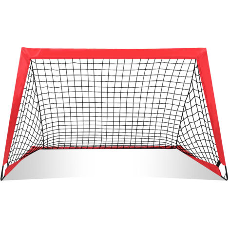 Jiubiaz Pop-Up Fußballtore Mini Fußballtore 120 x 90 cm, faltbar Fußballtor für Garten & Park, für Kinder
