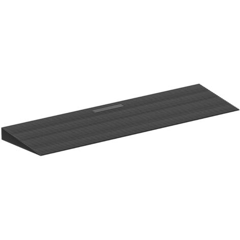 Jiubiaz Rampa per soglia porta Curb Rampé Rampa di carico in gomma per sedie a rotelle 90 x 14 x 1.5 cm