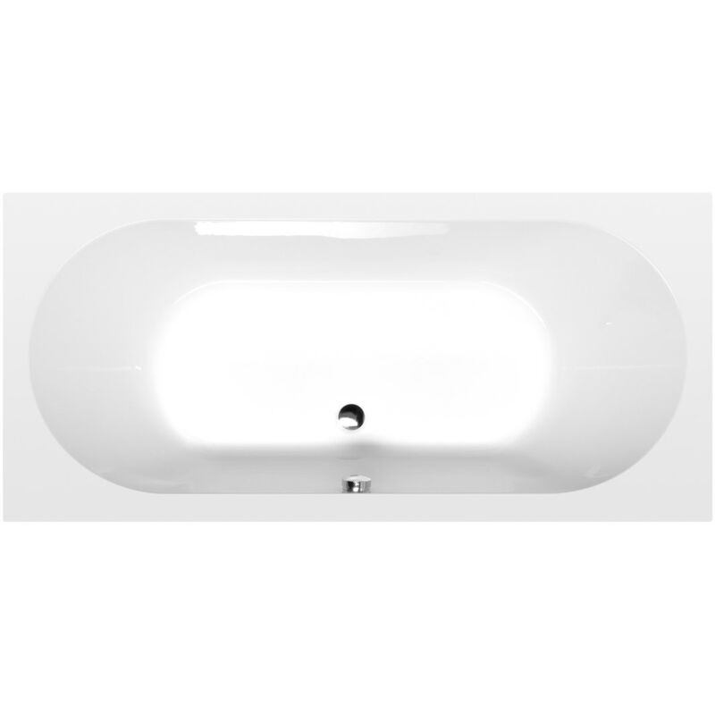 Aqualine - jizera Bain rectangulaire 170x80x39cm, blanc