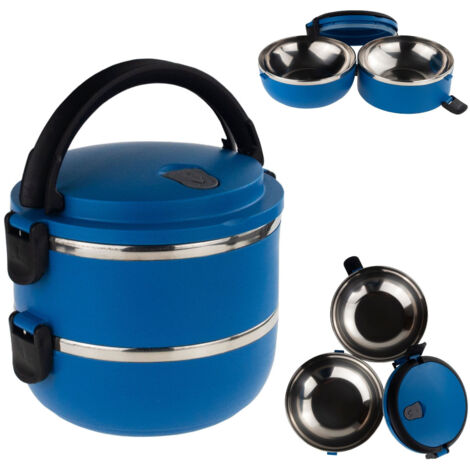 JJ49 THERMOS BOÎTE À DÉJEUNER RÉCIPIENT ALIMENTAIRE COUVERCLE 2 PIÈCES BOL