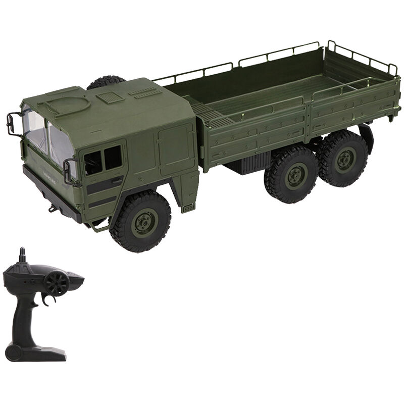 

JJR / C Q64 1:16 RC Off-Road Military Truck 2.4G 6WD Coche con faros delanteros 500g Load RC Pickup Car Gift para ninos