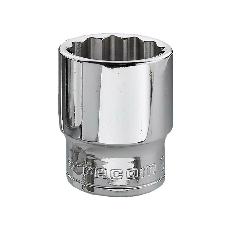 Facom 3/8 in Drive 13 mm 12 Point Square, 30mm Overall Length