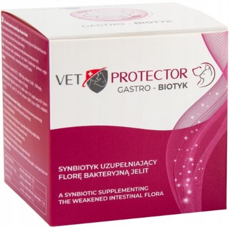 JM SANTE VET PROTECTOR Gastro-Biotique pour chiens et chats INTESTINS 60 g