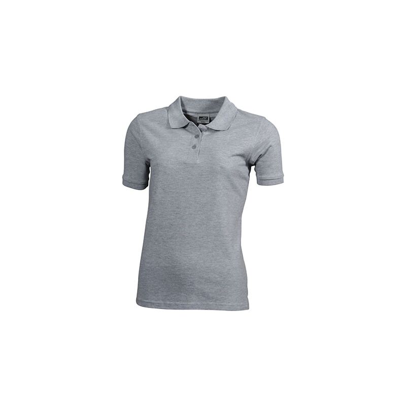 Image of James&nicholson - jn Workwear Polo Women JN803 100%BW, grey-heather, Größe l