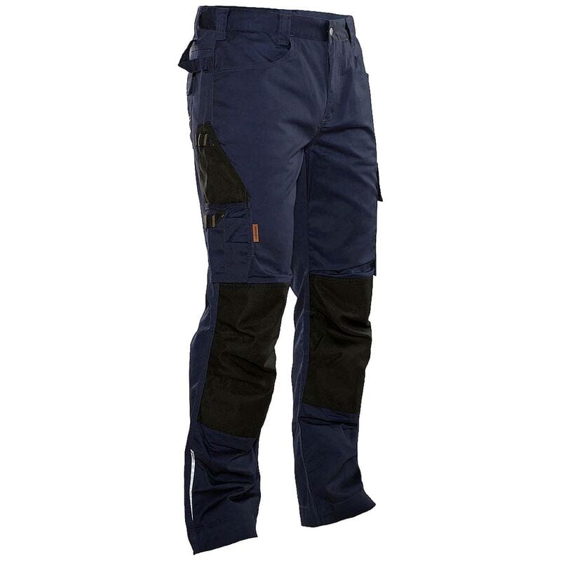 j2321-blau/schwarz-44 pantalon d'artisans, taille normale +5cm bleu foncé, noir taille du vêtement: 44 s519022 - jobman