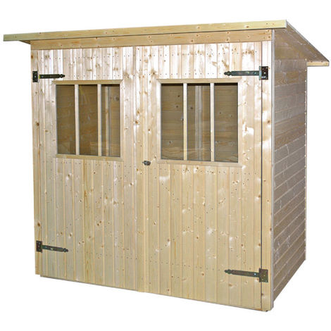 Joda Geratehaus Natur Nadelholz 192 X 118 Cm Gartenhaus