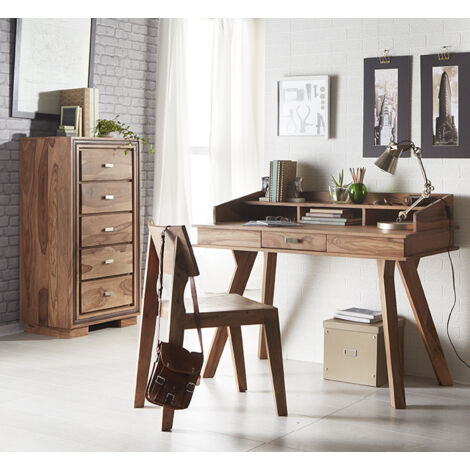 Jodhpur Sheesham Study Desk - Wood - L60 x W117 x H78 cm