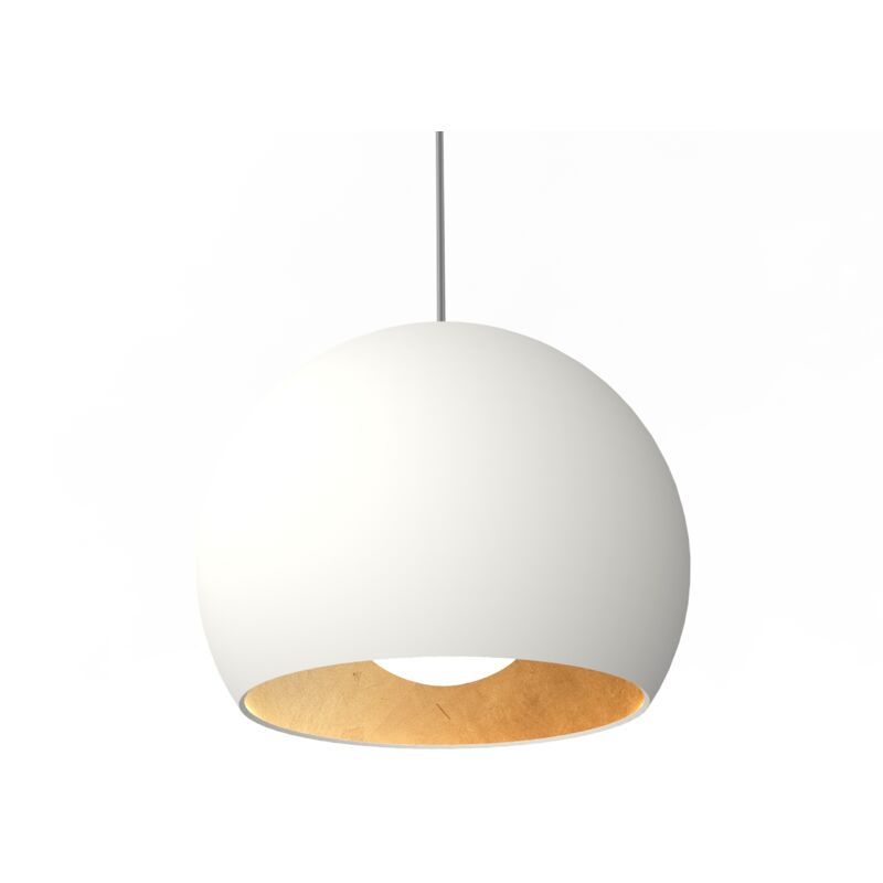 JOE SUSPENSION FEUILLE Ø 50 Noir/feuille d'or - Noir/feuille d'or