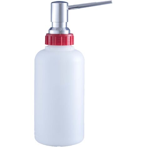 Jofel AC63000 dispenser di sapone da incasso, in acciaio INOX lucido, ricaricabile, 1 l