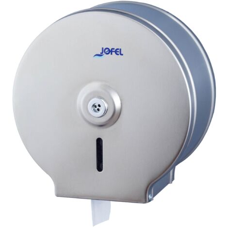 Jofel AE21300 - Portarotolo classico in acciaio inox satinato, inox satinato