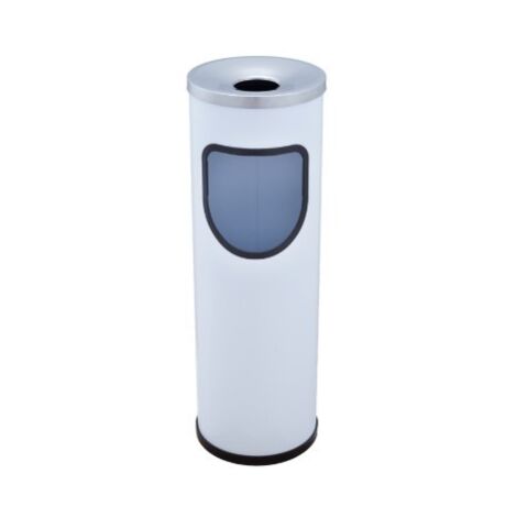 JOFEL PAPELERA CENICERO REDONDA BLANCO 655210 AL70200