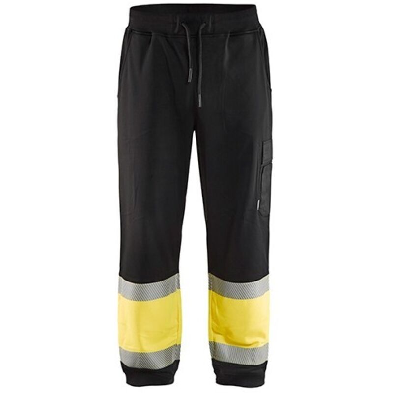 Jogging de travail haute visibilité 1549 - Noir/Jaune fluo m