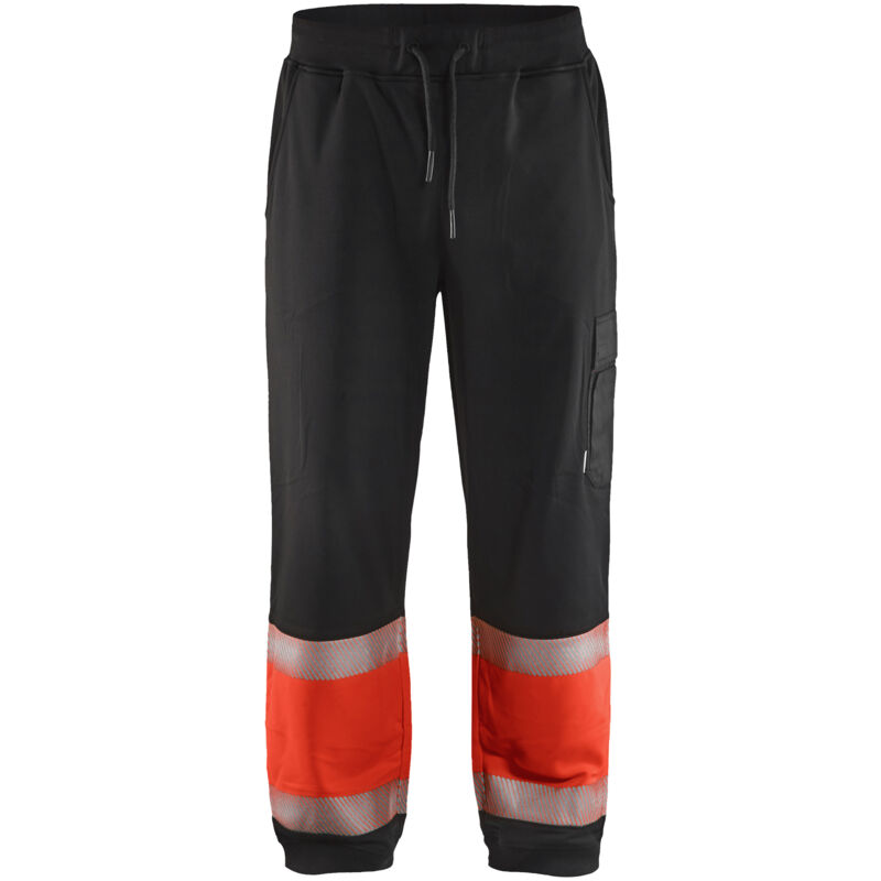 Jogging de travail haute visibilité 1549 - Noir/Rouge fluo M