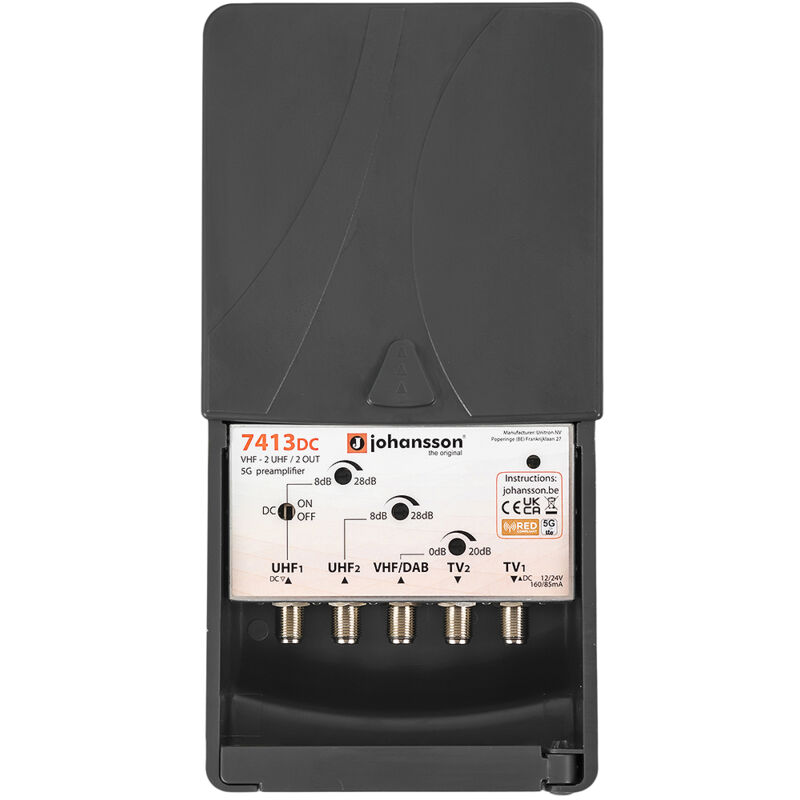 Johansson 7413DC croisement de mât / 2x OUT