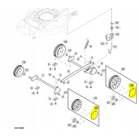 John Deere Abdeckung/Stahl (SAU15285)