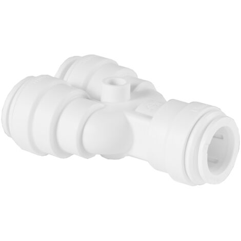 John Guest 15mm Two Way Y Connector Pipe Fitting Push Fit - 3 Pack