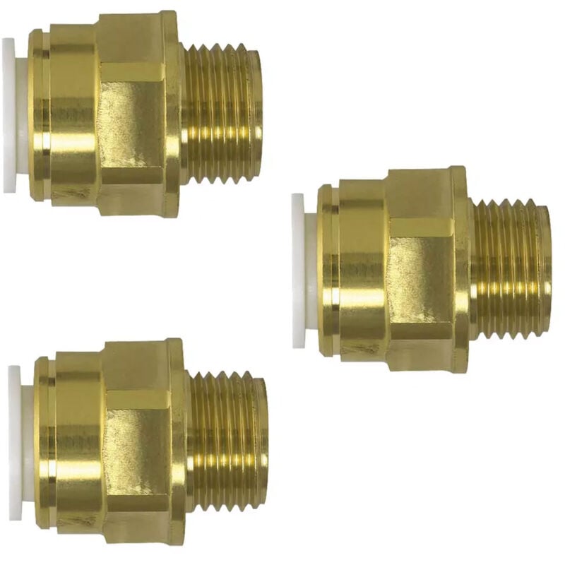 John Guest jg Speedfit 3x mâle coupleur 15mm x 1/2'