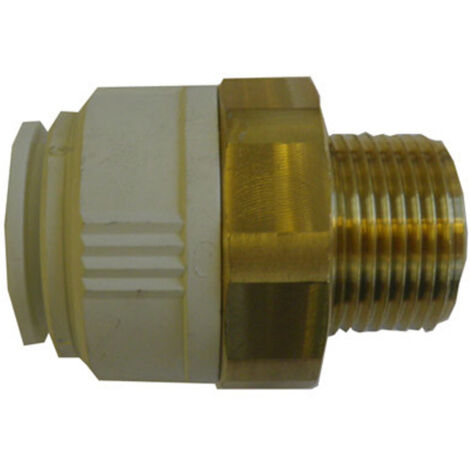 John Guest Speedfit Brass Cylinder Adaptor 22mm x 1" Male - 22CMA