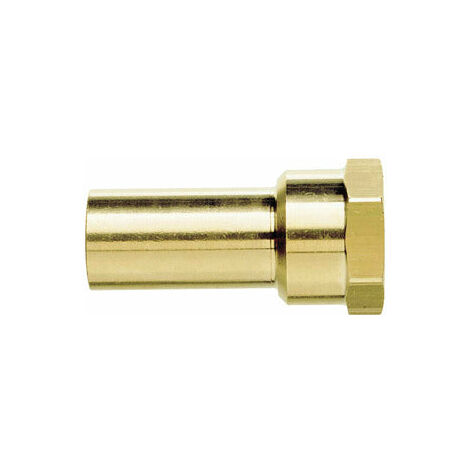 John Guest Speedfit Brass Stem Adaptor 15mm X 1/2