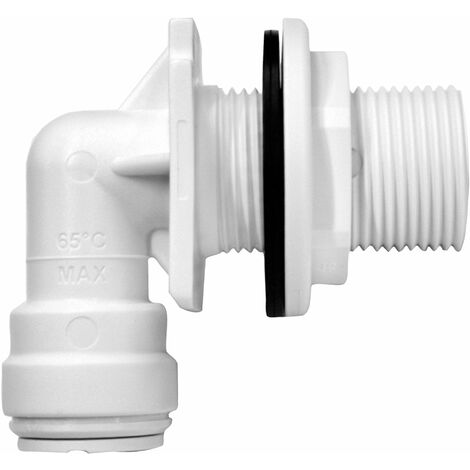 John Guest Speedfit Bulkhead Elbow 15mm x 3/4"