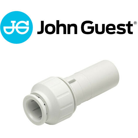 John Guest Speedfit Kunststoff-Steckfitting, Einsteck-Reduzier-Verbinder, PEM062822W, für Rohr 28 x 22mm