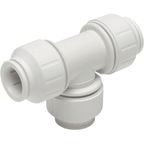 John Guest Speedfit PEM3022BW Reducing Tee 22 X 15 X 15mm (Pack of 2)