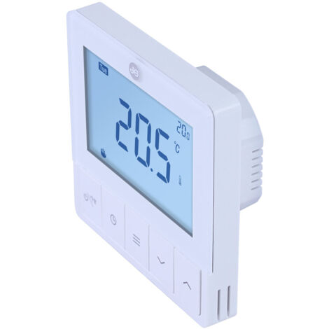John Guest Speedfit Under Floor Heating 240V Wired Programmable Stat - White JGSTAT4W