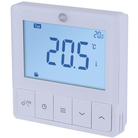 John Guest Speedfit Under Floor Heating Battery Rf Programmable Stat - White JGSTATRF4BW