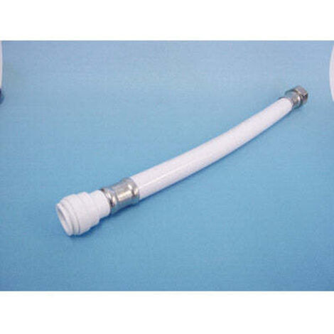 John Guest Speedfit White PVC Hose 300mm - 15mm X 3/4" TC (Pack Of 2)