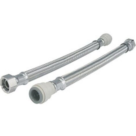 John Guest Speedfit White PVC Hose 300mm - 22mm X 3/4" TC (Pack Of 2)