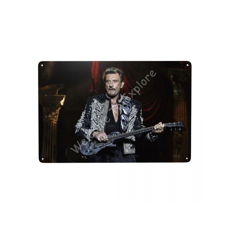 Johnny Hallyday Star targhe in metallo targhe in