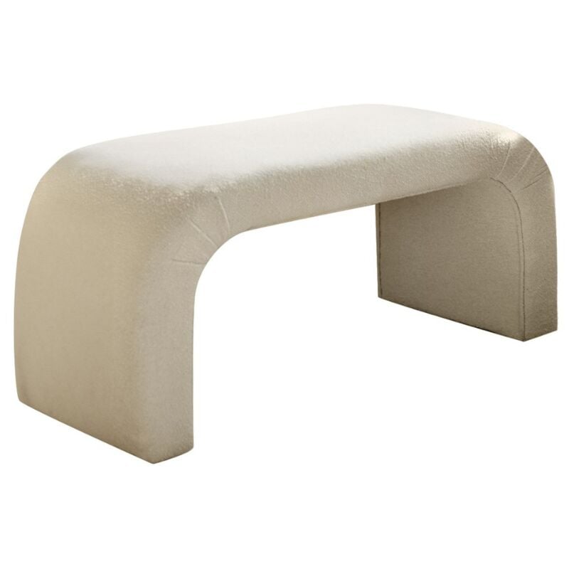 Johnson - Banc bouclettes blanc