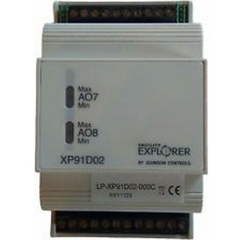 Johnson Controls LP-XP91D02-000C - Module dextension - 6 entrées 2 sorties - Analogiques