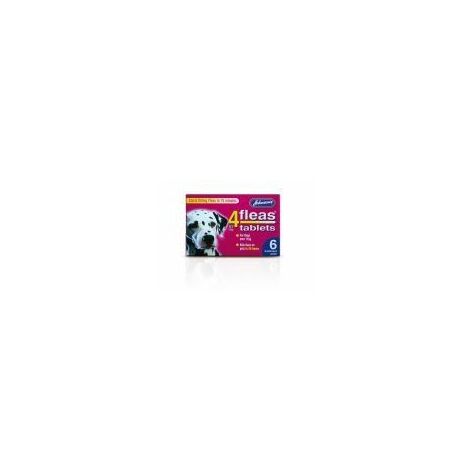 Johnsons 4fleas Large Dog Tabs - 6pk - 706897