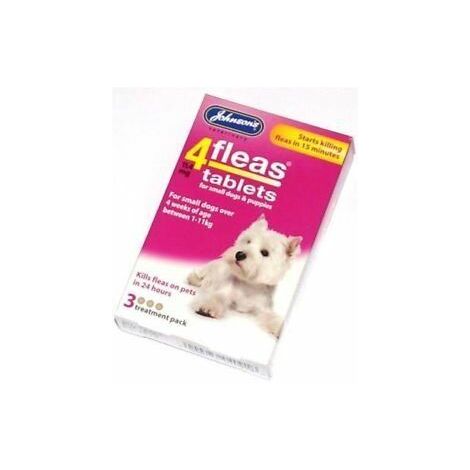 Johnsons 4fleas Small Dog Tabs - 3pk - 516191