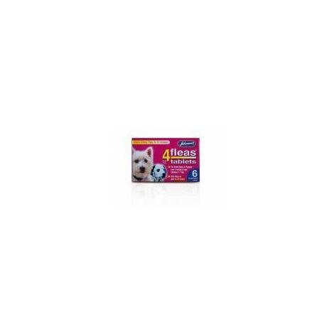 Johnsons 4fleas Small Dog Tabs - 6pk - 706907