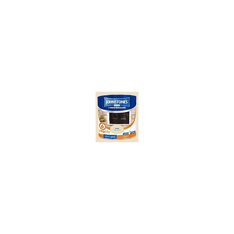 Johnstone's - 303943 2.5 Litre Exterior Gloss Paint - Cream