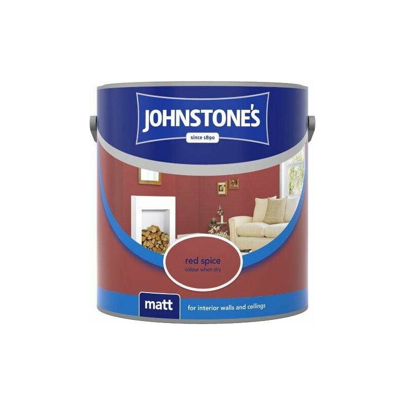 Matt 2.5L Red Spice - red spice - Johnstone's