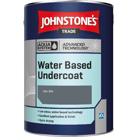 main image of "Johnstone's Aqua Water Based Undercoat paint - Old Silk - 5ltr"