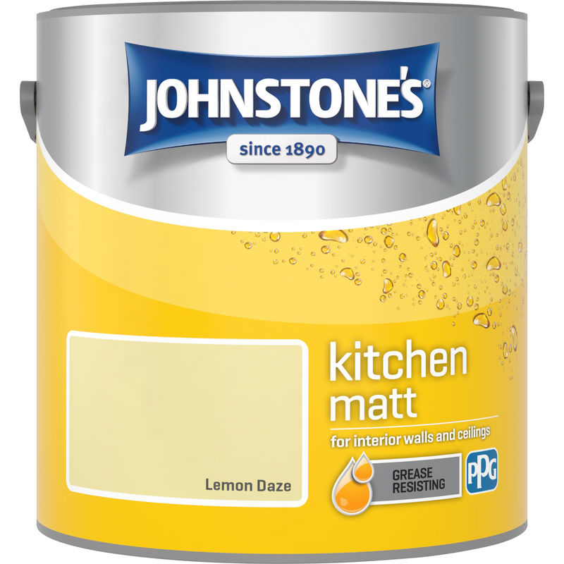 2.5 Litre Kitchen Paint - Lemon Daze - Johnstone's