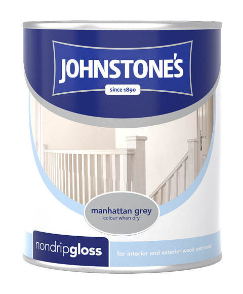 Johnstones - Non Drip Gloss Manhattan Grey 750ml
