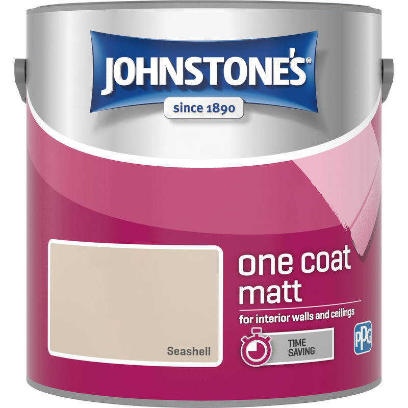 2.5 Litre One Coat Matt - Seashell - Johnstone's