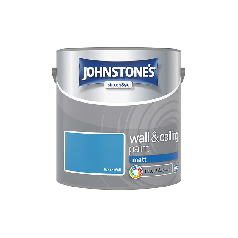 Johnstone's Interior Wall & Ceiling Paint Matt Waterfall 2.5ltr - Waterfall