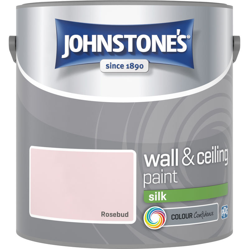 2.5 Litre Silk Emulsion Paint - Rosebud - Johnstone's