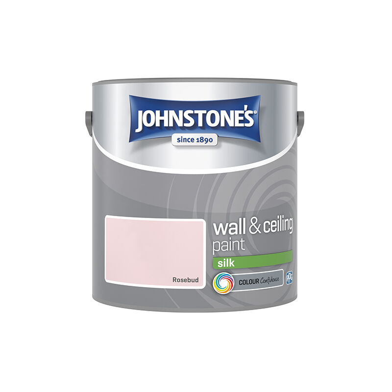 Interior Wall & Ceiling Paint Silk Rosebud 2.5ltr - Rosebud - Johnstone's