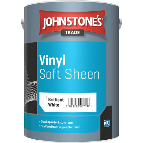 JOHNSTONES SOFT SHEEN BRILLIANT WHITE 5L