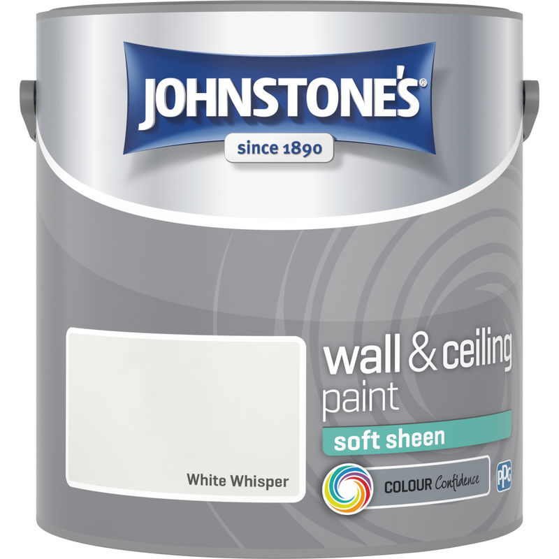 306065 2.5 Litre Soft Sheen Emulsion Paint - White Whisper - Johnstone's