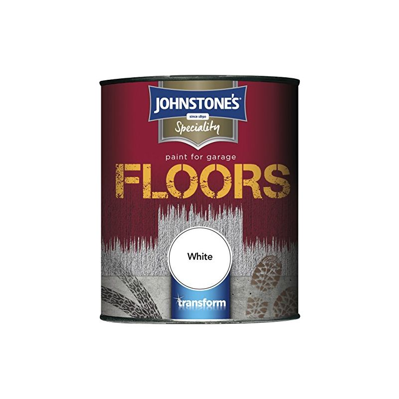 2.5 Litre Garage Floor Paint - White - Johnstone's