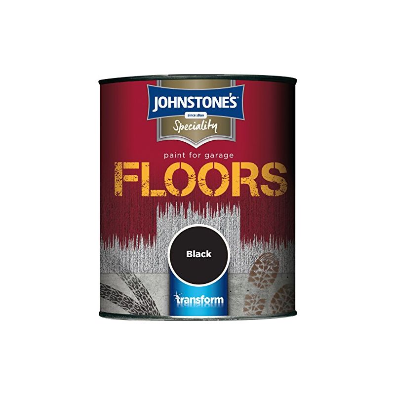 307940 750ml Garage Floor Paint - Black - Johnstone's