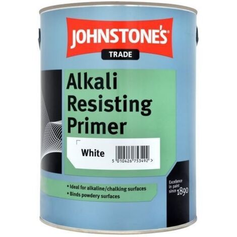 Johnstones Trade Alkali Resisting Primer White - 2.5 Litres